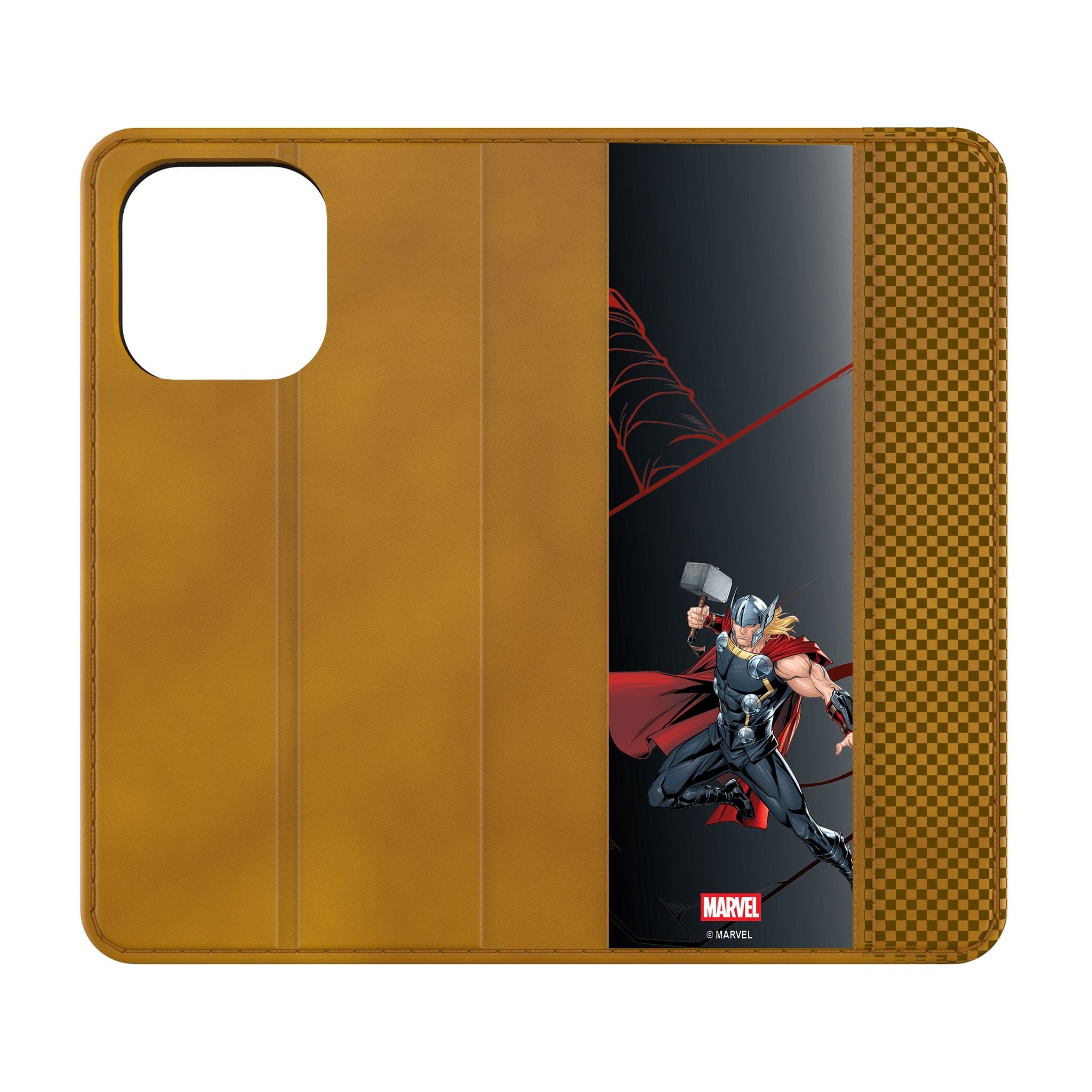 Keyscaper - Marvel MechLine Folio Phone Case - Apple iPhone 15 - Thor