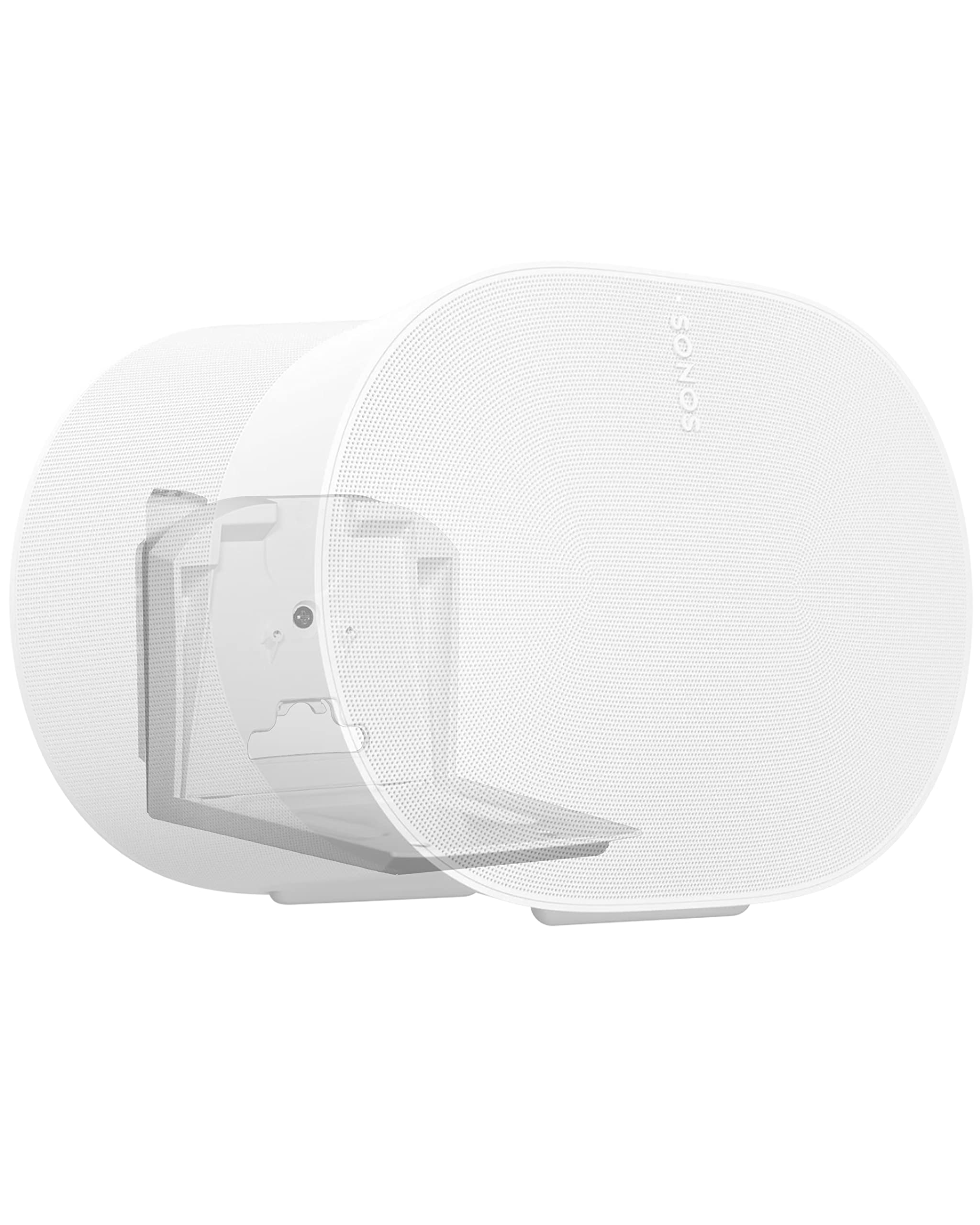 Alt View 4. Sanus - Sanus Adjustable Speaker Wall Mounts for Sonos Era 300 - Pair (White) - White.