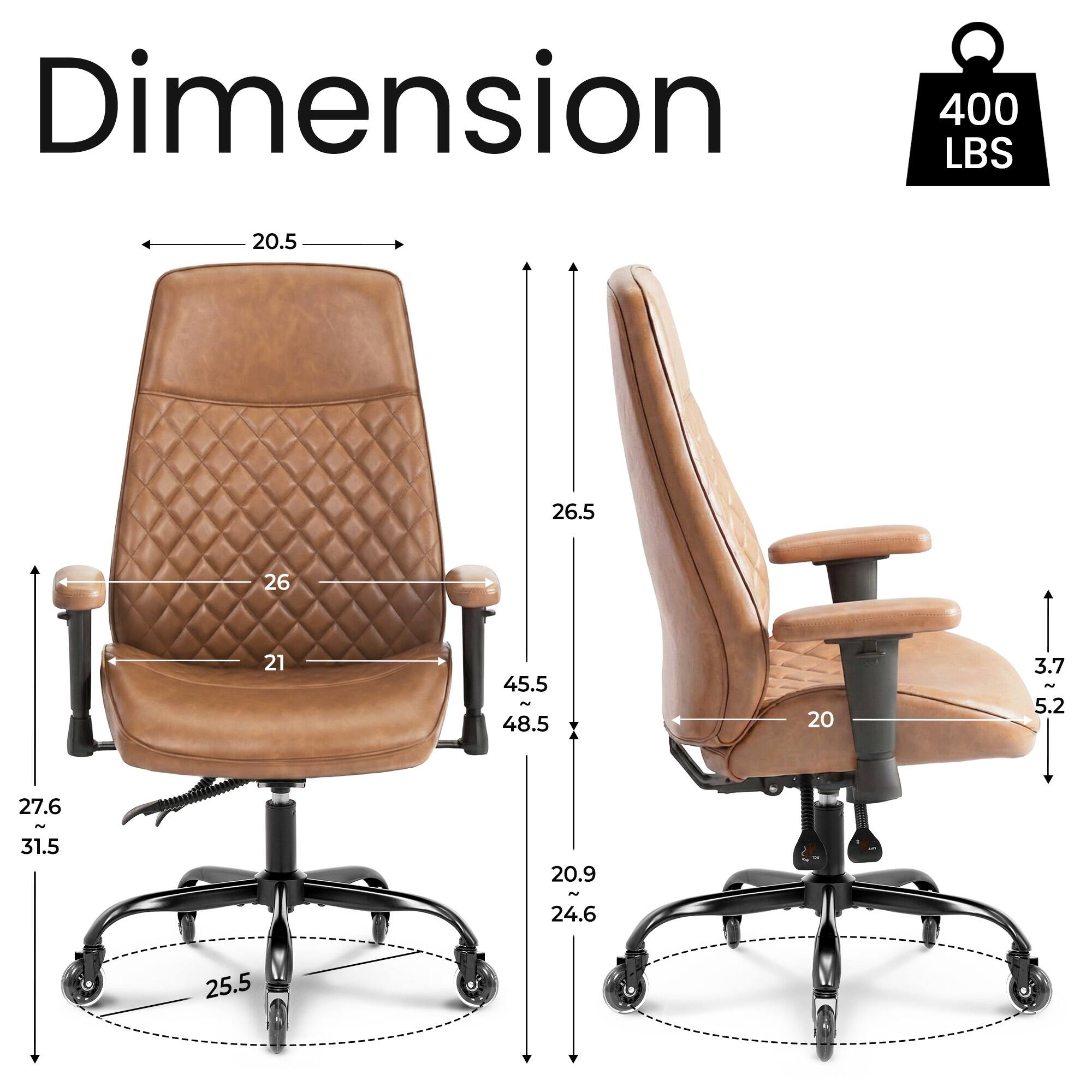 Dimension  
400 LBS  

20.5  
26.5  
26  
21  
45.5 ~ 48.5  
20  
3.7 ~ 5.2  
27.6 ~ 31.5  
20.9 ~ 24.6  
25.5