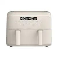 Bella - 4-qt. TriZone Air Fryer - Oatmilk - Front_Zoom