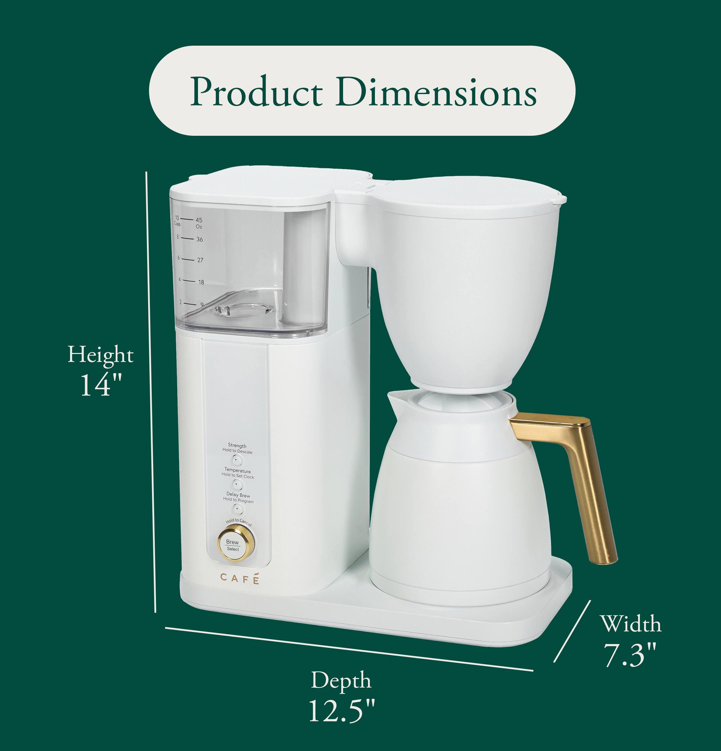 Product Dimensions

Height 14"
Depth 12.5"
Width 7.3"