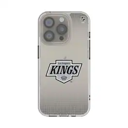 Keyscaper - NHL - Los Angeles Kings Linen Logo iPhone Clear Case - 16e - Multicolor