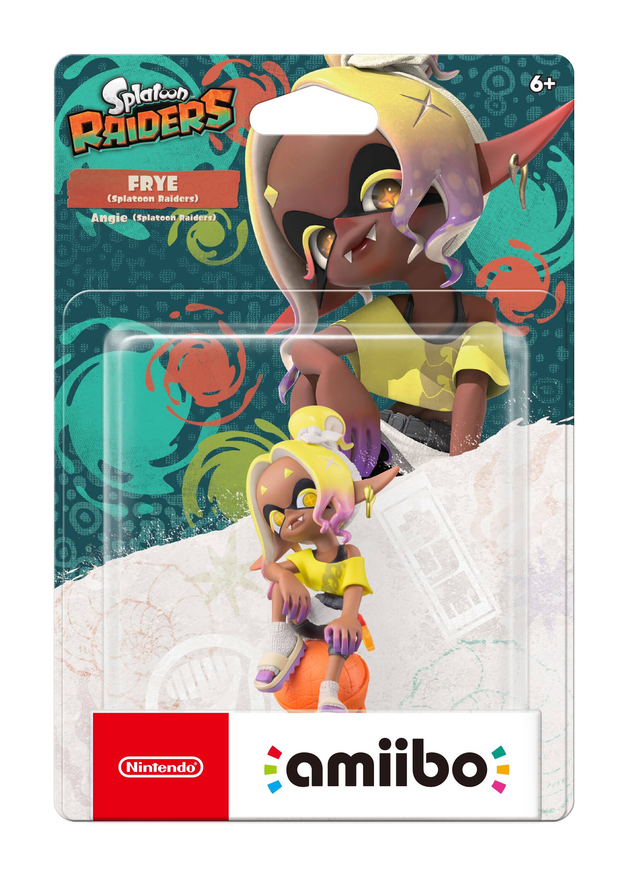 Splatoon Raiders  
FRYE (Splatoon Raiders)  
Angie (Splatoon Raiders)  
6+  
Nintendo amiibo