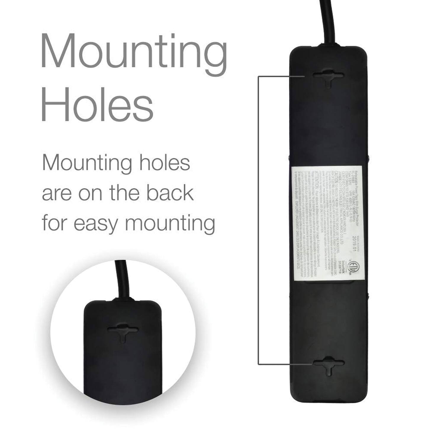 Mounting Holes

Mounting holes are on the back for easy mounting

2019.01 | I (ETD)