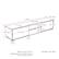 Alt View 13. CorLiving - Hollywood Collection TV Stand with Open and Closed Cabinets for Most TVs up to 85" - White.