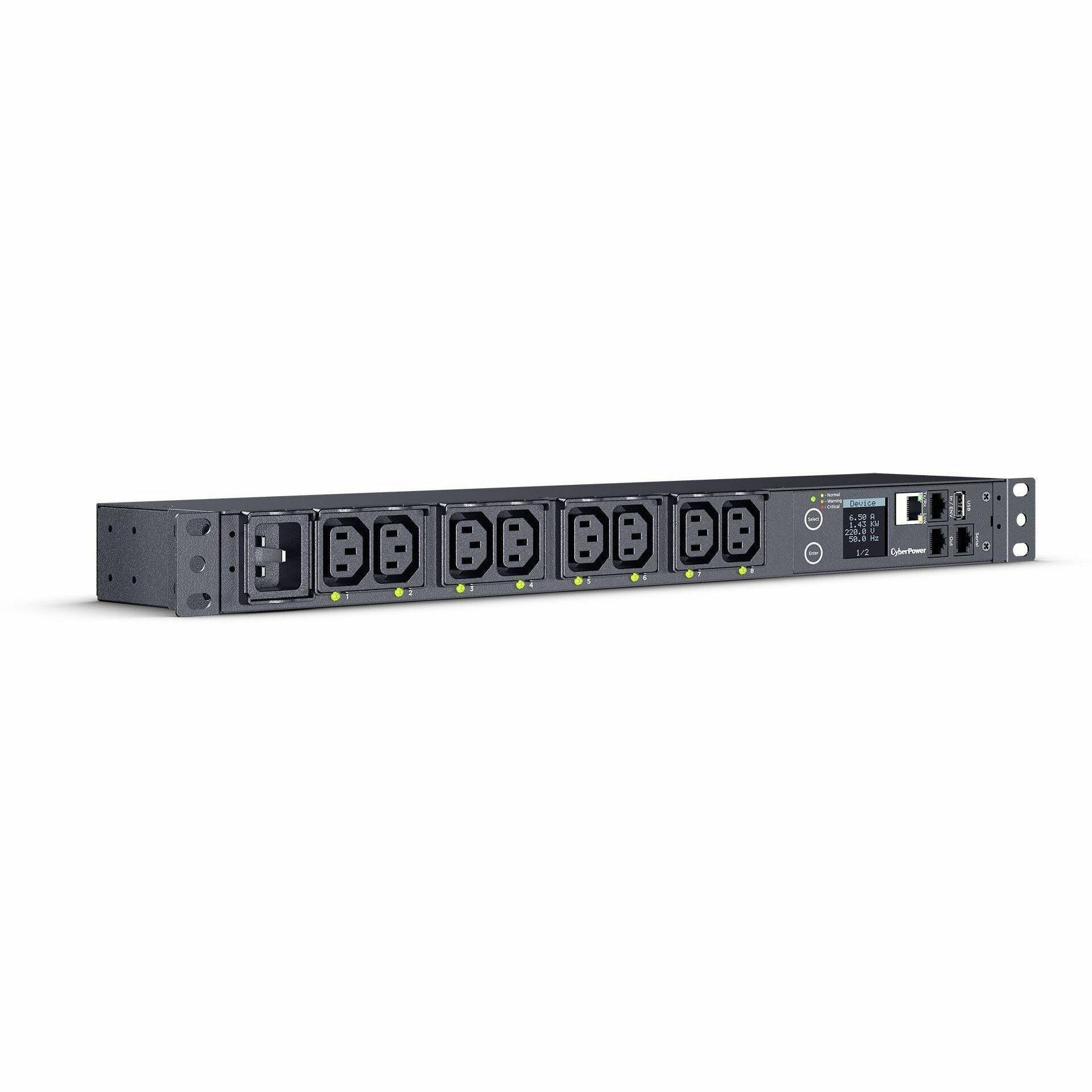 CyberPower PDU41005 Switched PDU 1U Rackmount Black - Best Buy