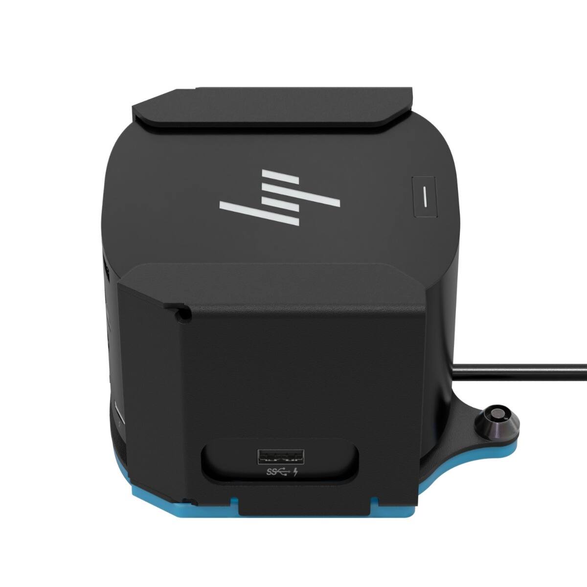 Alt View 5. RackSolutions - RackSolutions Secure Wall Mount H07 for HP ThunderBolt G4 Docking Station - Black.