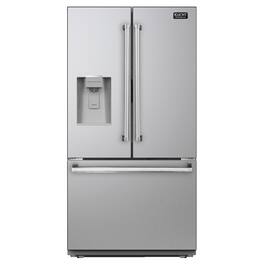 Kucht - Pro Style 36-in Standard Depth Freestanding French Door Refrigerator w/ Ice and Water Dispenser - Stainless Steel