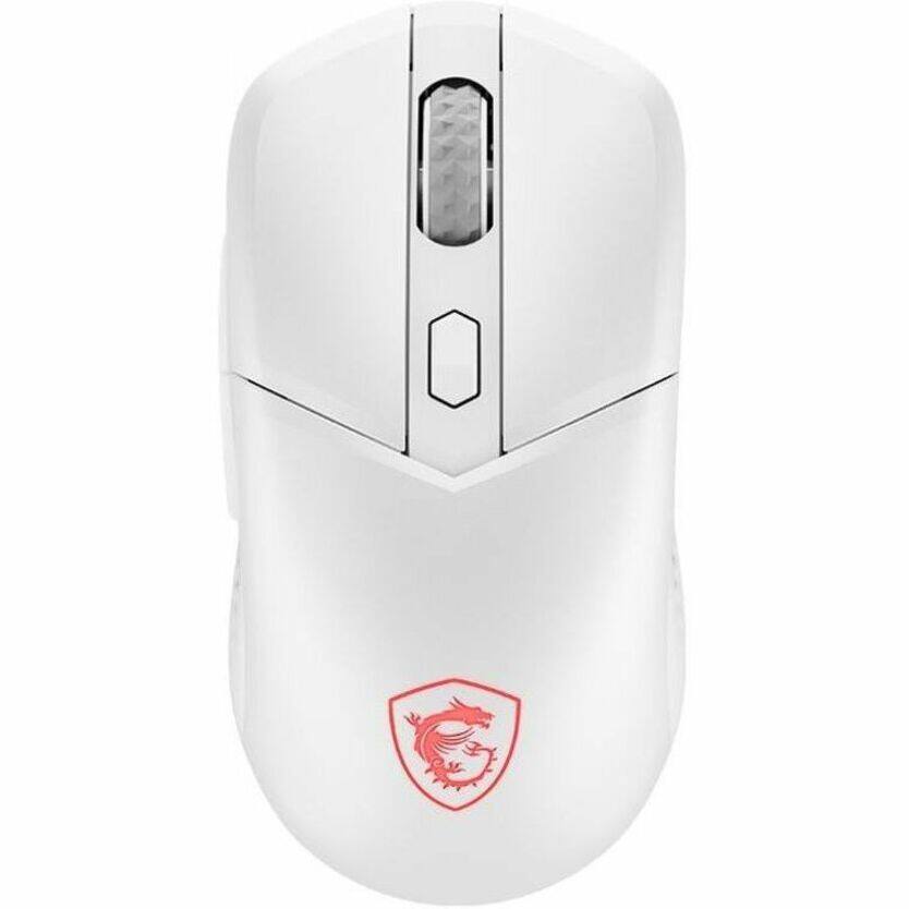 Alt View 8. MSI - Versa 300 Elite Lightweight Wireless 26000 DPI Optical 60M+ Click OMRON Switch Gaming Mouse - White.