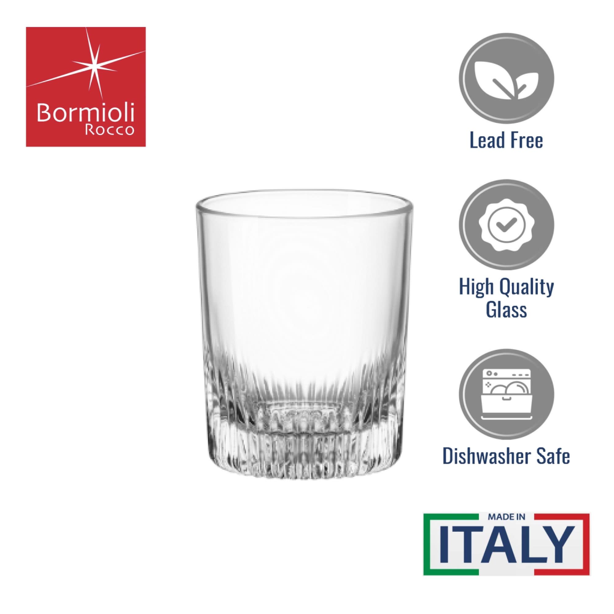 Bormioli Rocco Lead Free High Quality Glass Dishwasher Safe MADE IN ITALY