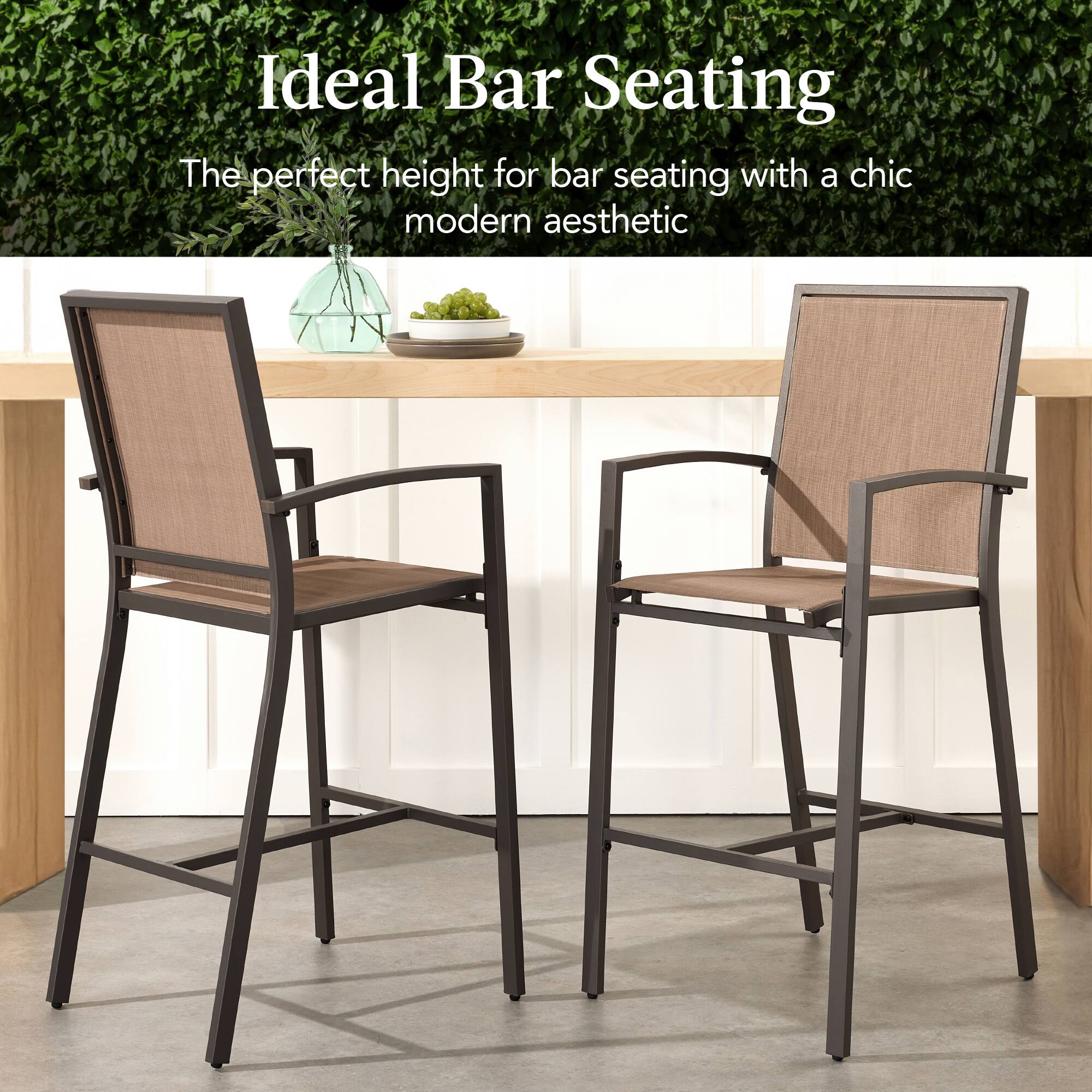 Ideal Bar Seating

The perfect height for bar seating with a chic modern aesthetic