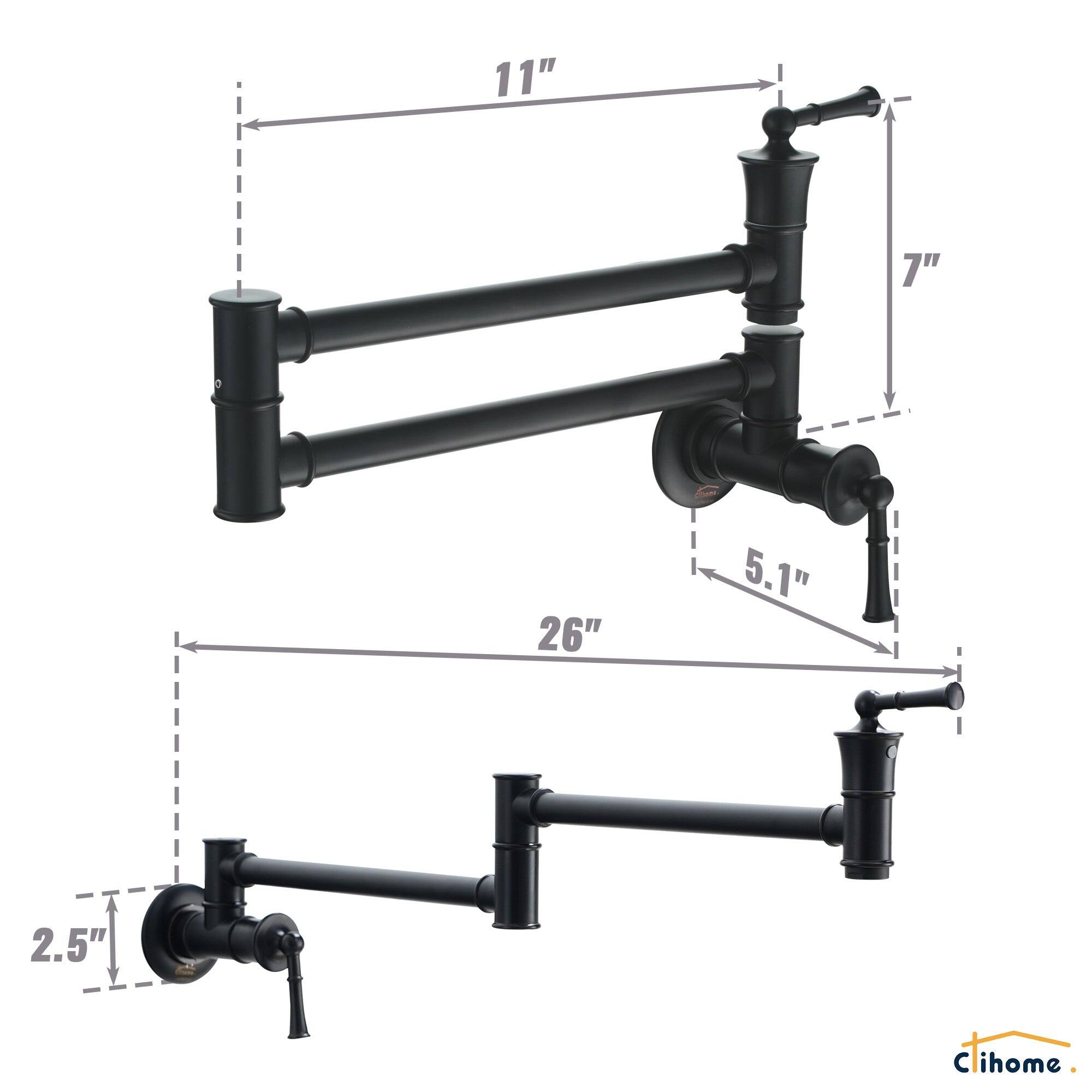 11", 7", 26", 5.1", 2.5", Cihome