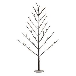 BreeBe - LED Lighted Tree Decor 34.75"H - Gray