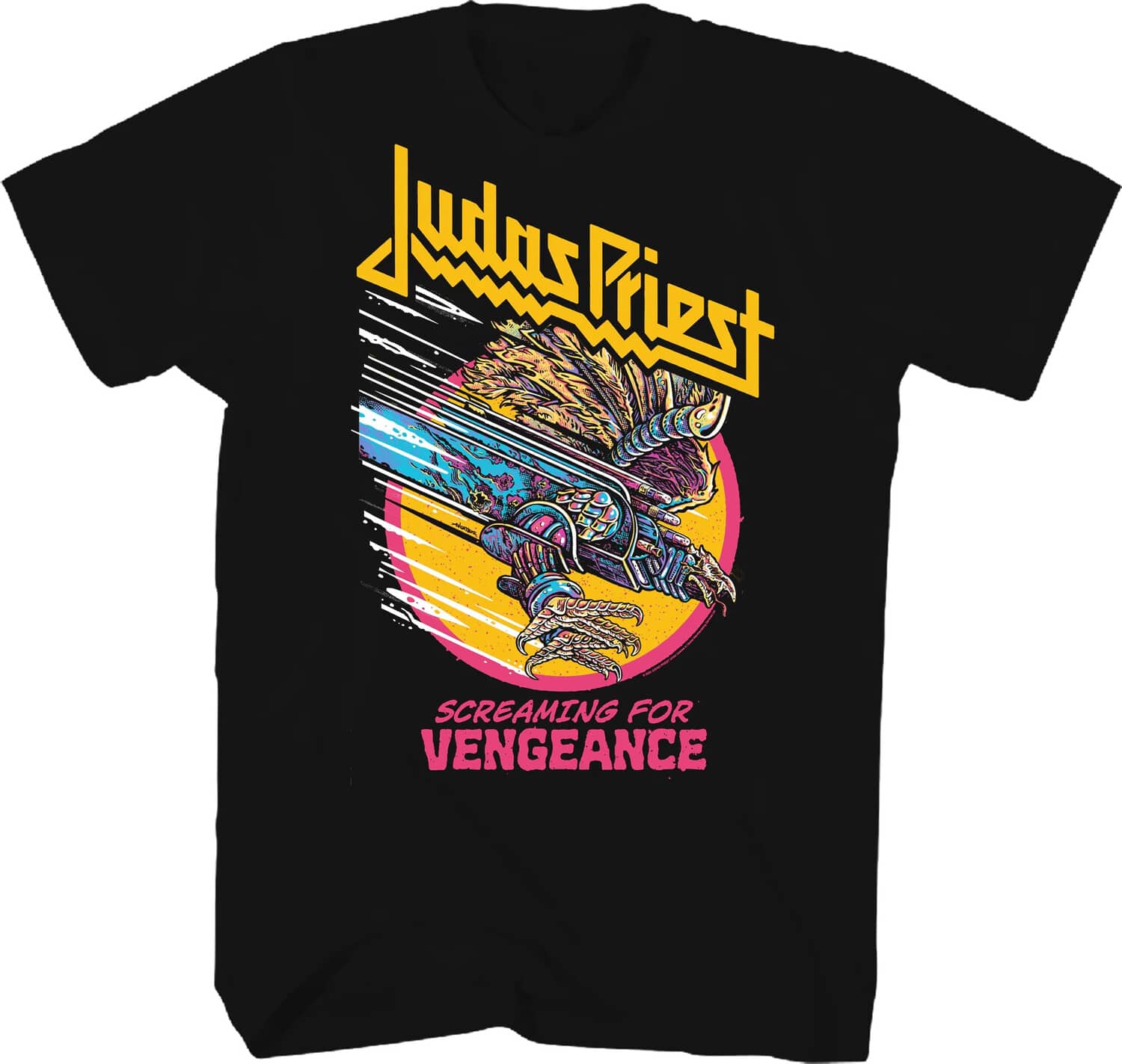 PopMarket - Judas Priest - Judas Priest - Screaming For Vengeance T-Shirt - Medium Black TS0100JDPA2 - APPAREL - Multicolor price history on PriceWatchPro