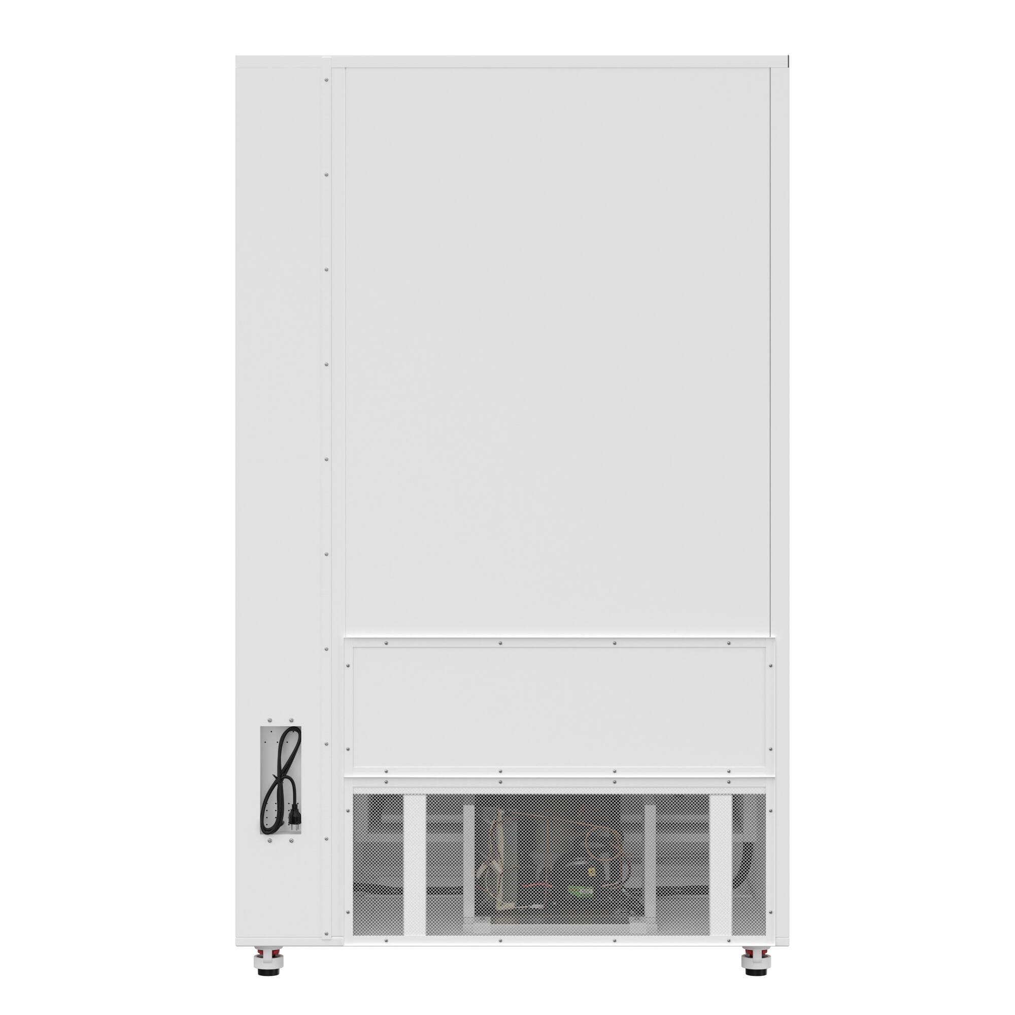 Alt View 9. Koolmore - 45 in. Freezer Ice Cream Vending Machine with 44 Slots, Ample 49 in. Touch Display, Bill and Coin Acceptor, CC Reader - White.