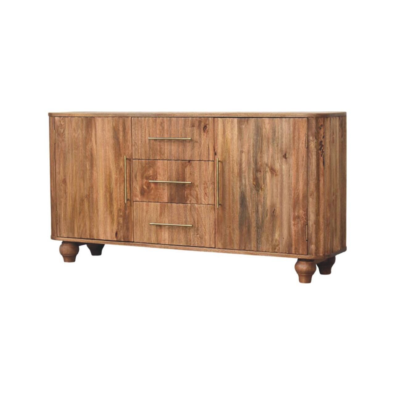 Left. Artisan Furniture - Artisan Furniture Solid Wood Montara Sideboard - Brown.