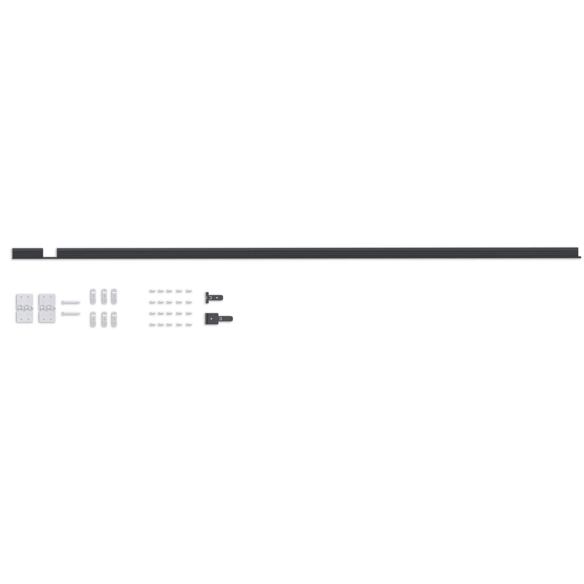 Front. Miele - Miele KSK 3001 Side by Side Kit for 30" Refrigerator models KFMC 3xxx - Stainless Steel.