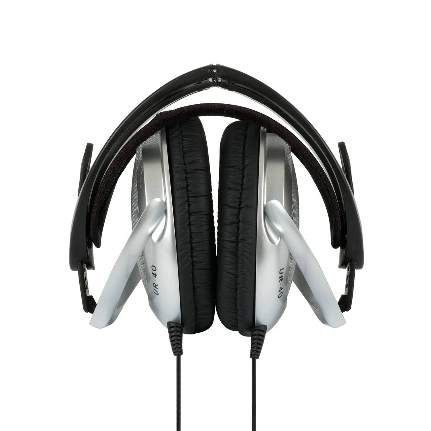 Back. Koss - Koss 197063 Ur40 Over-ear Headphones, Black/silver - Black.