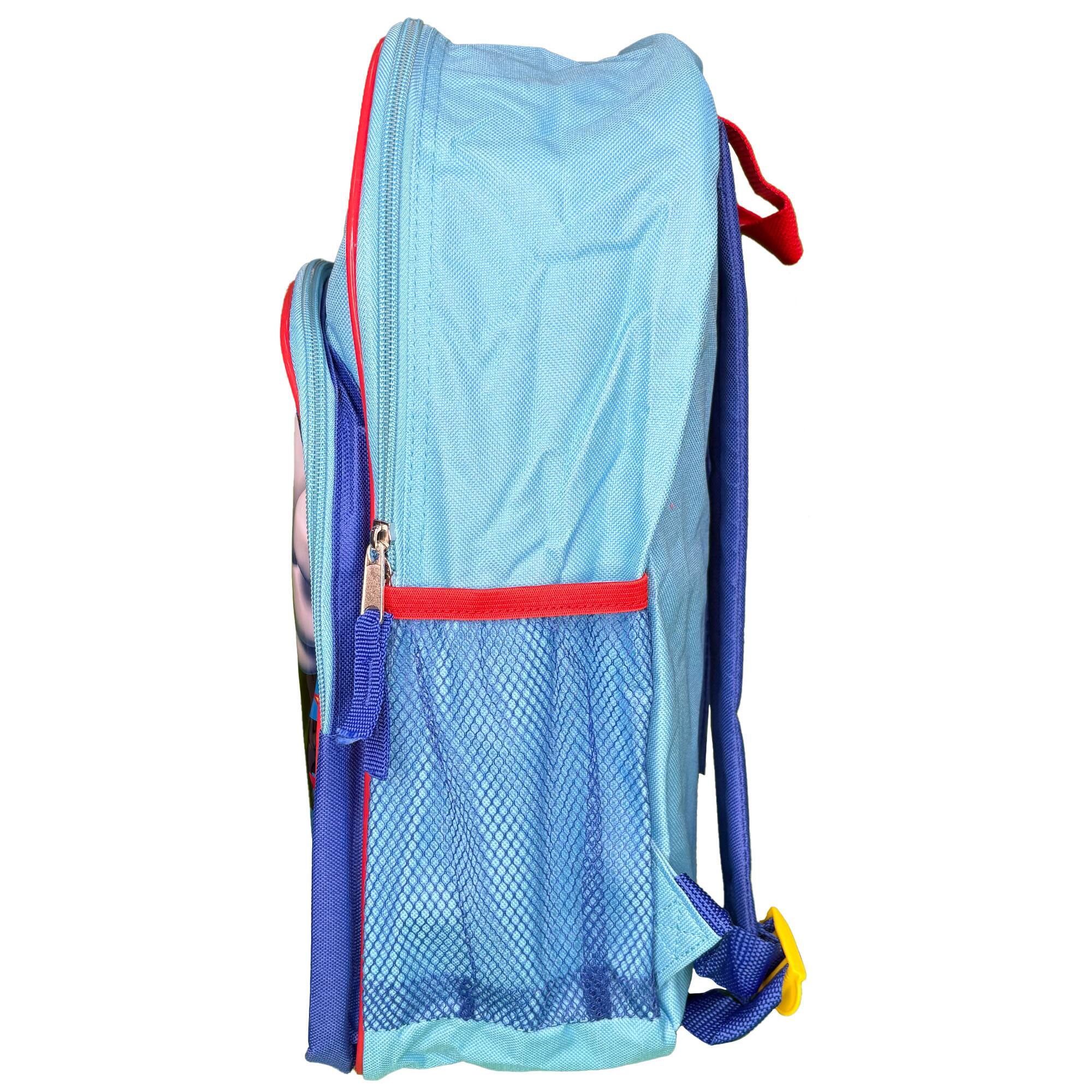 Alt View 4. UPD - Disney Mickey Mouse 16" Blue School Backpack with a Large Front Pocket - Multicolored.