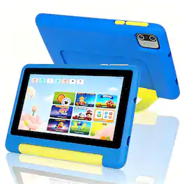 URAO - Kids Tablet 7 inch Android 13 Tablet for Kids 3-12 8GB RAM 64GB ROM Parent Cont - purple