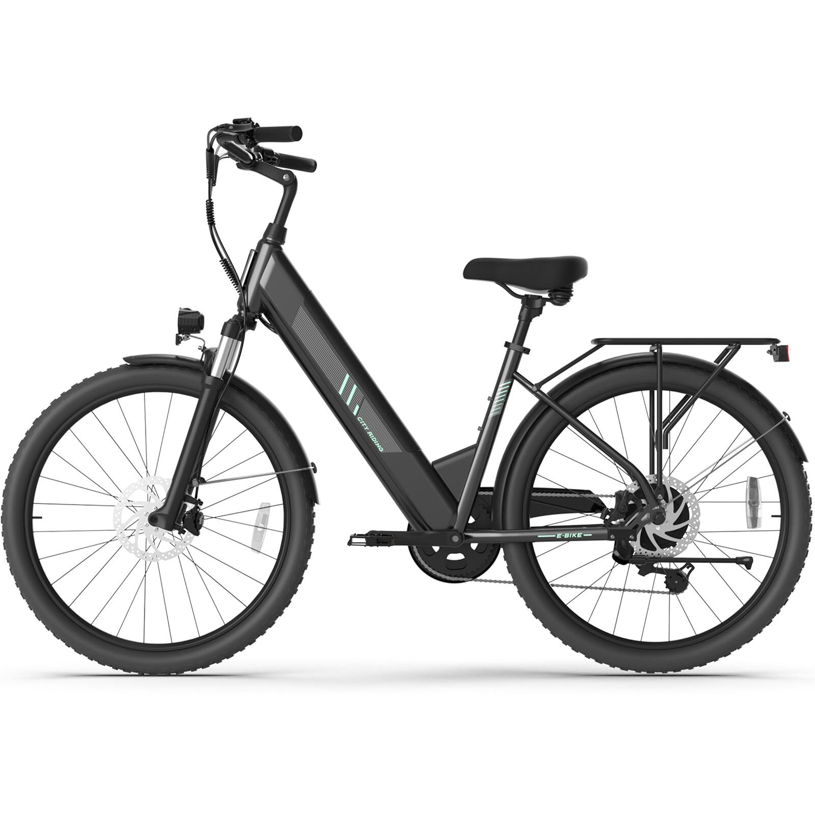 5th Wheel ROVERX Utility Commuter Electric Bike w/ 45 Max Operating ...