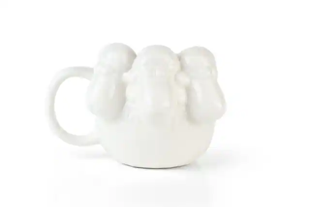 Front. Disney - Disney Pixar Toy Story Mug Bo Peep's White Sheep | Billy, Goat, & Gruff Mug - White.