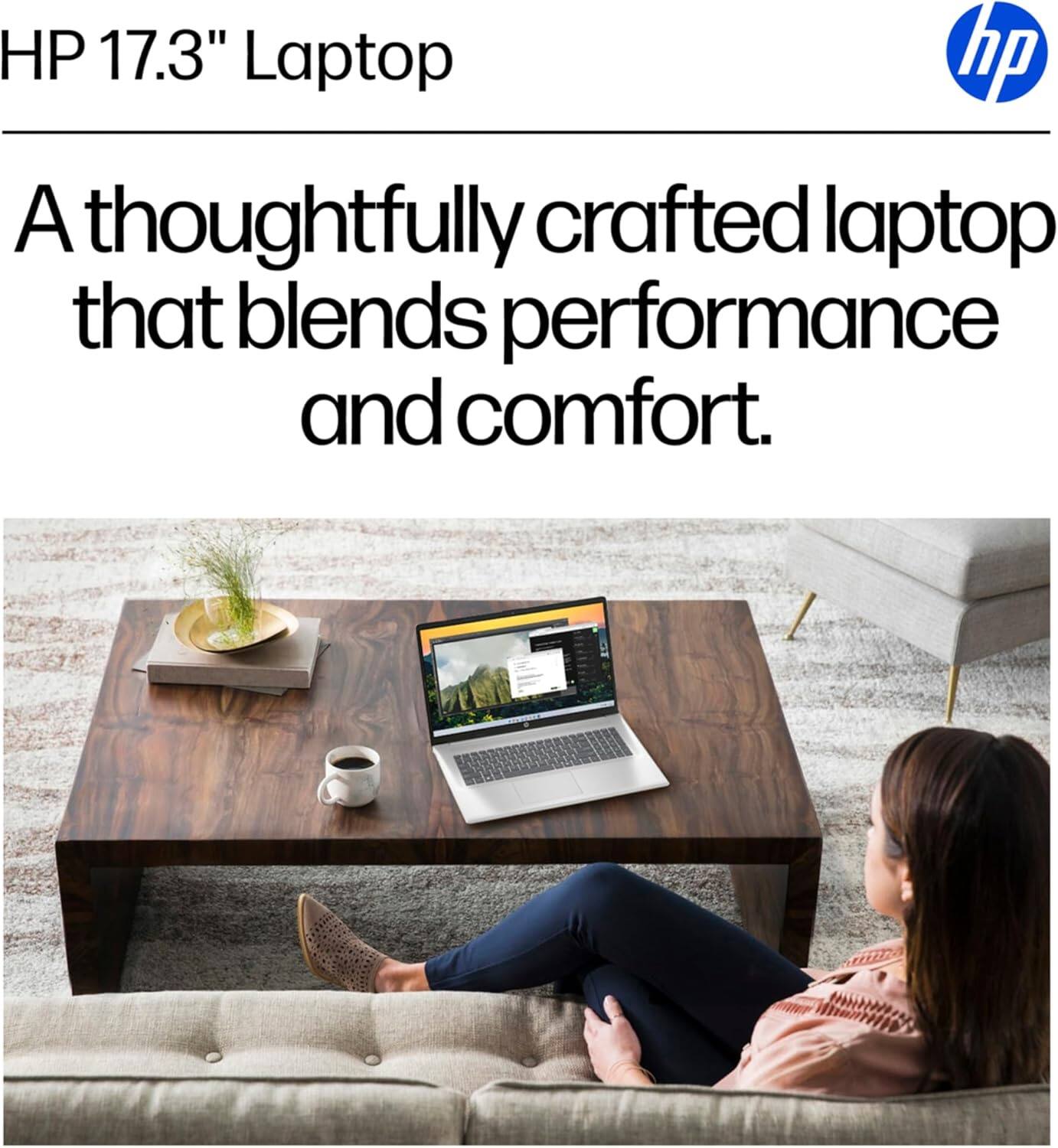 HP 17.3" Laptop

A thoughtfully crafted laptop that blends performance and comfort.