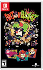 The corrected text is: "Nintendo Switch Antk Blast L D Teen ESRB Fangamer"