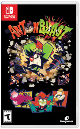 The corrected text is: "Nintendo Switch Antk Blast L D Teen ESRB Fangamer" - RP (Rating Pending)