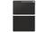 Front. Samsung - Galaxy Tab S10 FE+ Smart Book Cover - Black.