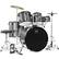 Front. Best Choice Products - Best Choice Products 5-Piece Beginner Drum Set w/ Snare, Bass, Toms, Cymbal, Hi-Hat, Sticks, Drum Pedal - Silver Sparkle - Silver Sparkle.