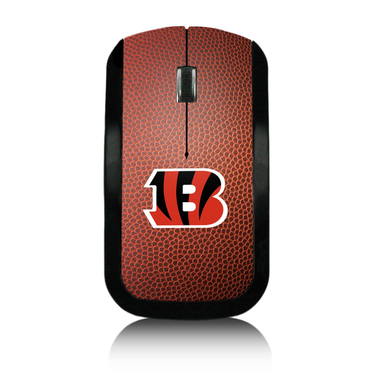 Front. Keyscaper - Cincinnati Bengals Football Design Wireless Mouse - Multicolor.