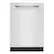 Front. Bosch - 300 Series 24" Top Control Smart Built-In Stainless Steel Tub Dishwasher with 3rd Rack and Zone Wash, 46 dBA - White.