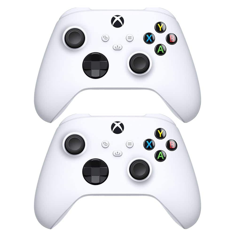 Microsoft - QAS-00007 Wireless Controller Robot in White 2 Pack - Black price history on PriceWatchPro