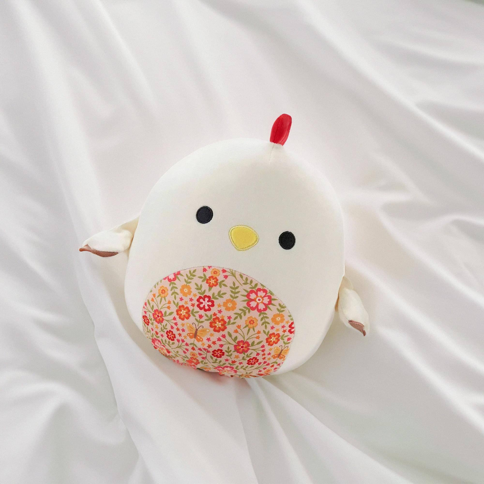 Alt View 5. Kellytoy - Squishmallow 12 Inch Plush | Todd the Beige Rooster - Beige.