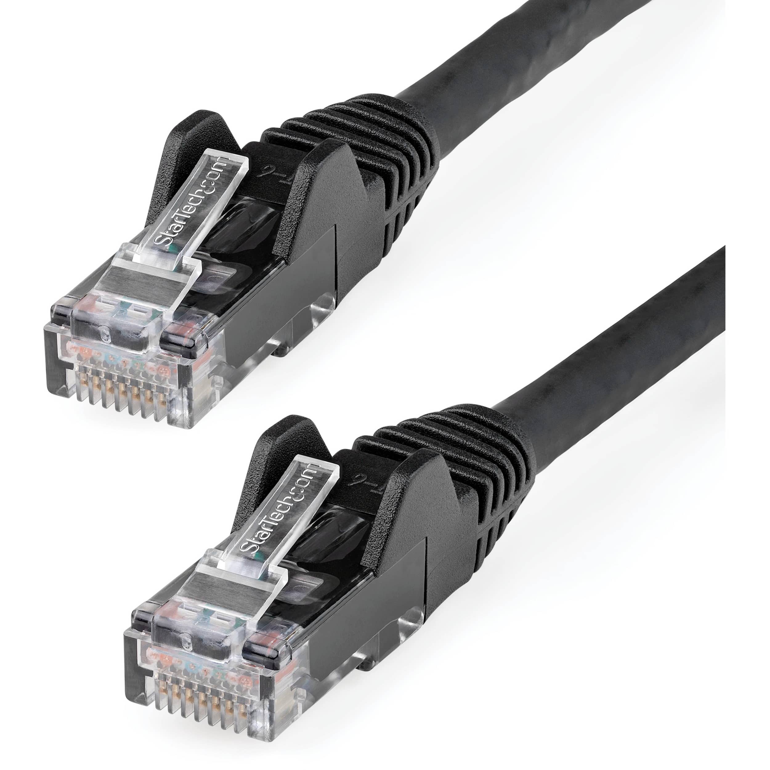 Startech - 6in Black Cat6 Patch Cable with Snagless RJ45 Connectors