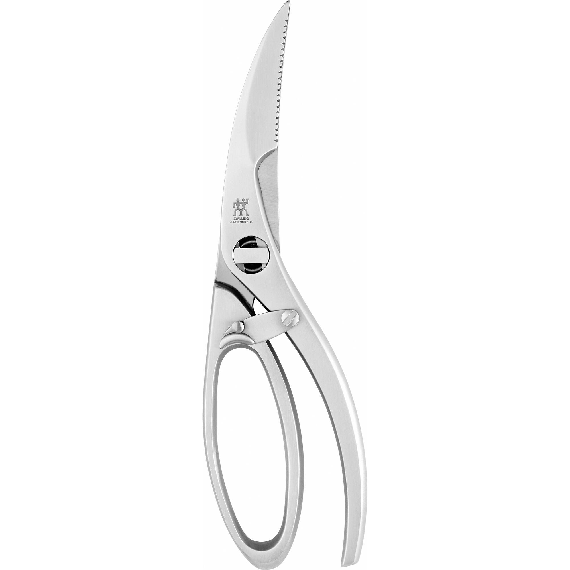 Front. ZWILLING - ZWILLING TWIN Select Take-Apart Poultry Shears - Silver.