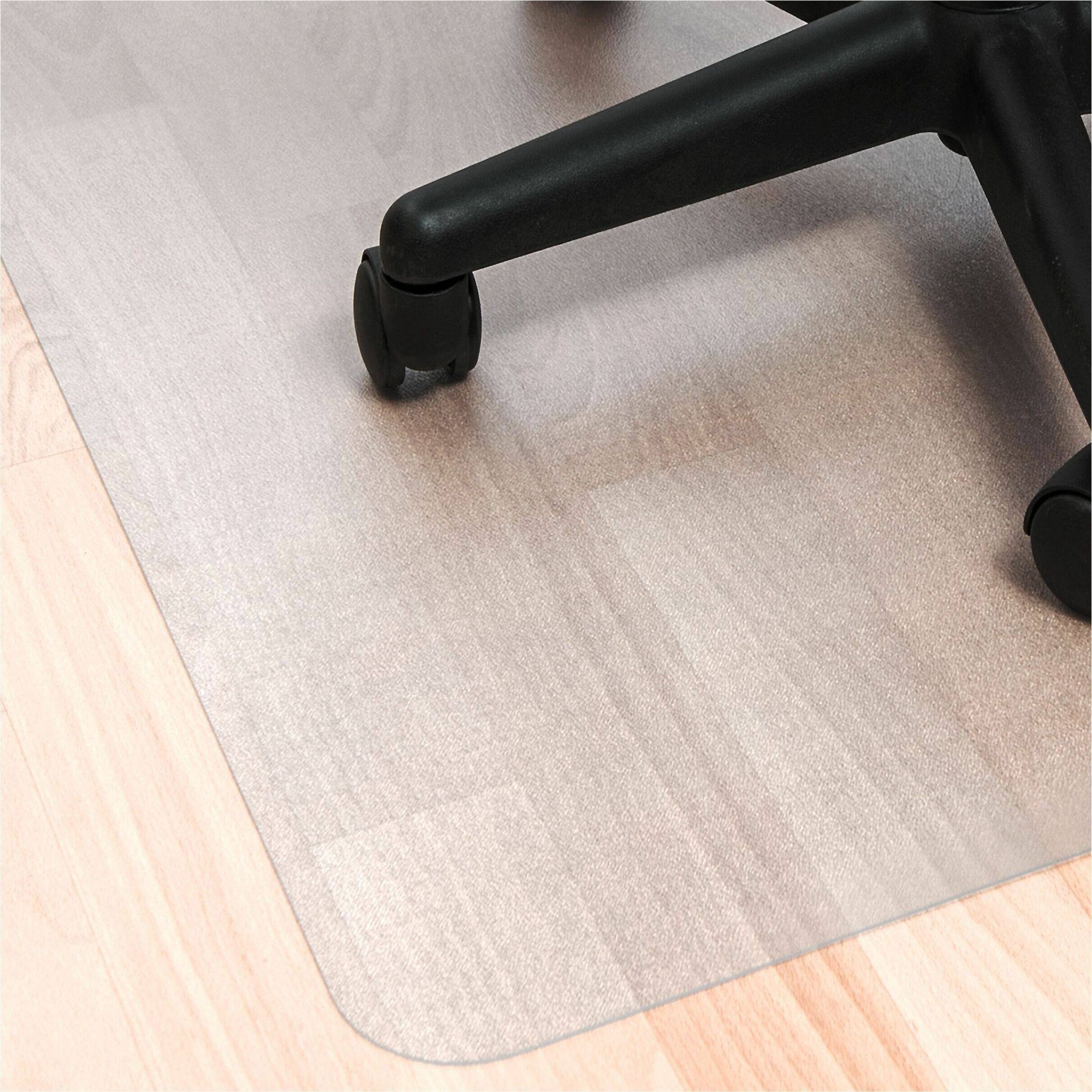Alt View 22. Floortex - Floortex BioPlus Eco Friendly Carbon Neutral Chair Mat for Hard Floors - 45&#x27;&#x27; x 53&#x27;&#x27; - Clear.