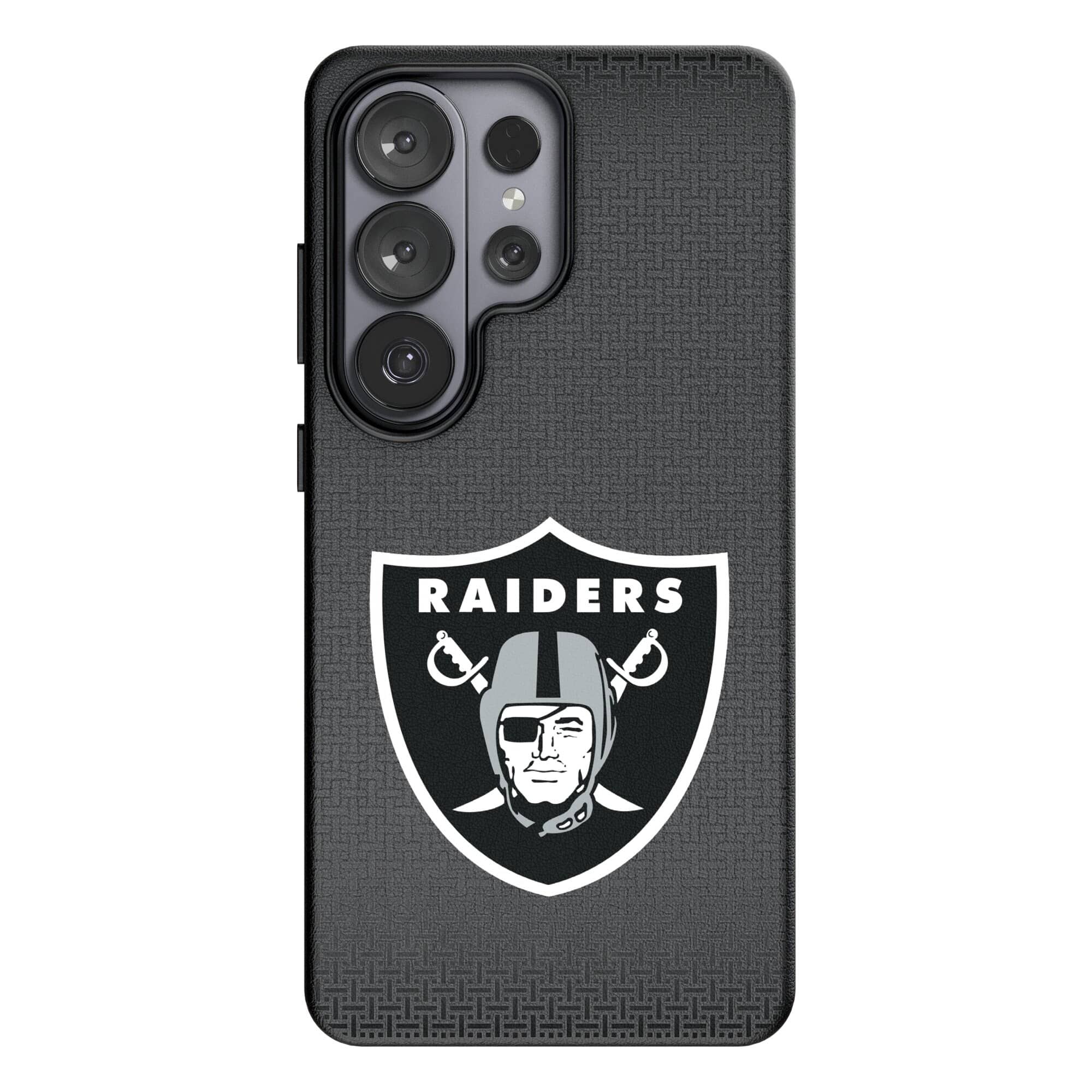 Keyscaper - NFL - Las Vegas Raiders Linen Galaxy Magnetic Bump Case - S26 - Black price history on PriceWatchPro
