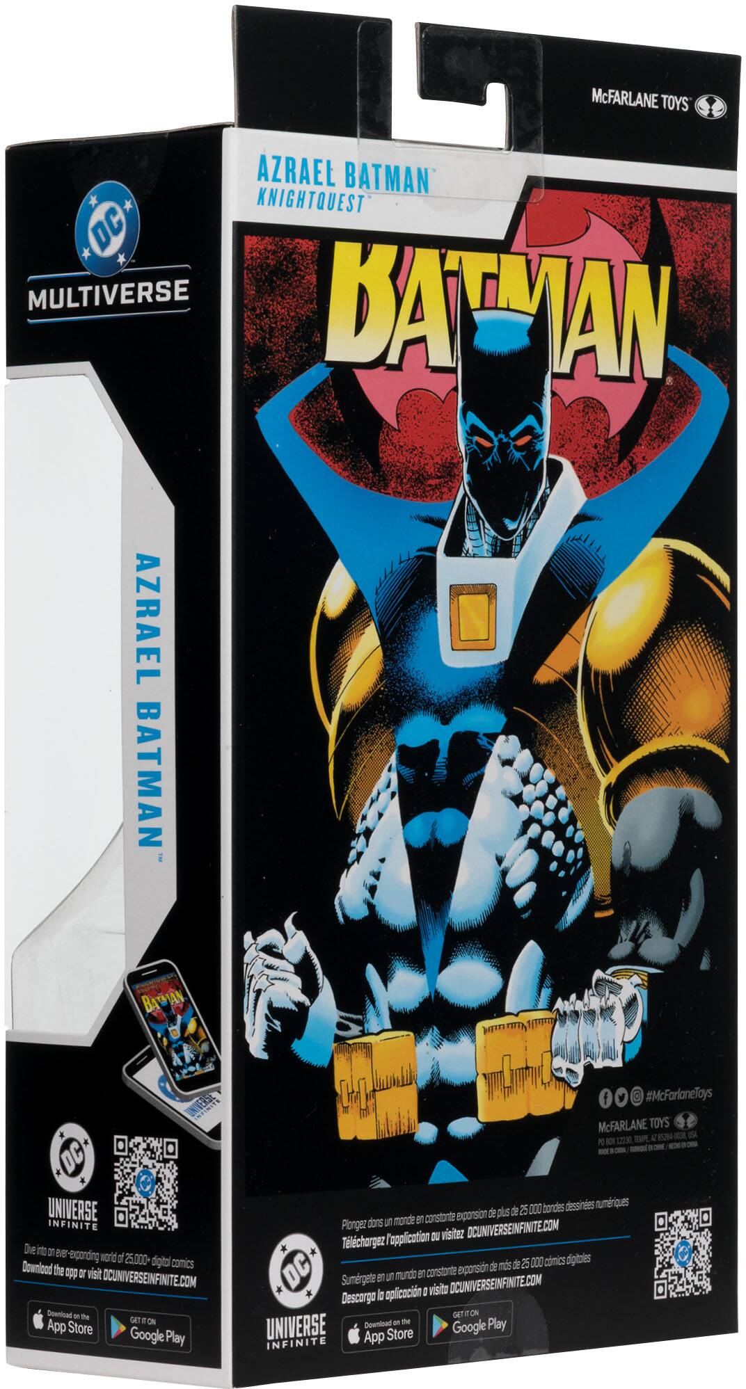 McFARLANE TOYS AZRAEL BATMAN KNIGHTQUEST DC MULTIVERSE BATMAN AZRAEL BATMAN McFARLANE TOYS 122 mM g2 ES B UNIVERSE INFINITE Die i  eVe expording word of 25,000 digtal comics Downlood the opp o visit OCUNIVERSEINFINITE.COM Drwniced . The GAT E ON App Store Google Play de 25 000 bondes dessines numriques constonte exponsion de pius dons J monde o Plngez OCUNIVERSEINFINITE.COM l'opplication DU visitez Tilchorgez de ms de 25 000 colmics digibies ot mundo BT constonte exponsian Sumrgete 8n oplicacin D visita OCUNIVERSEINFINITE.COM Descorga io GET ON Downinad on the Play UNIVERSE App Store Google INFINITE