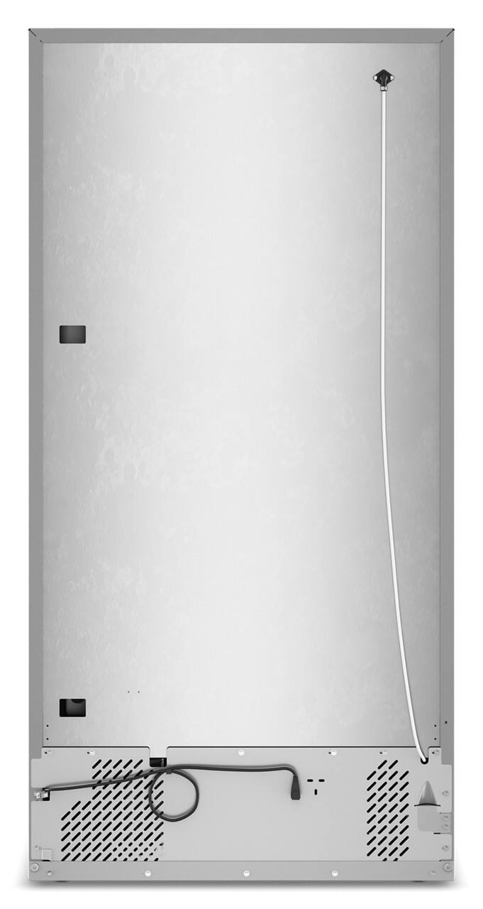 Back. Whirlpool - 21.3 Cu. Ft. Top-Freezer Refrigerator with Total Coverage Cooling - Fingerprint-Resistant Stainless Finish.