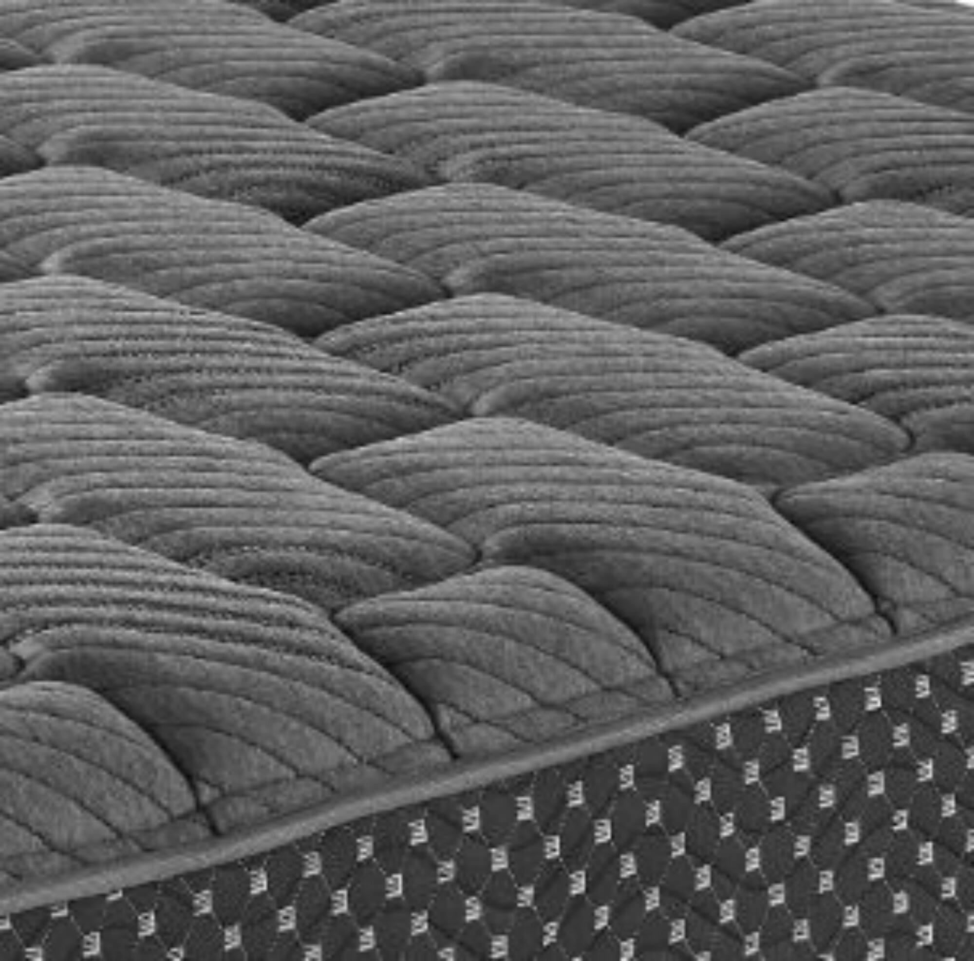 Alt View 2. Glintex - 13-Inch Full Firm Quilted Hybrid Mattress with Cooling Fabric, Gel Memory Foam, and Edge-Wrapped Coils, Made in USA - Gray.