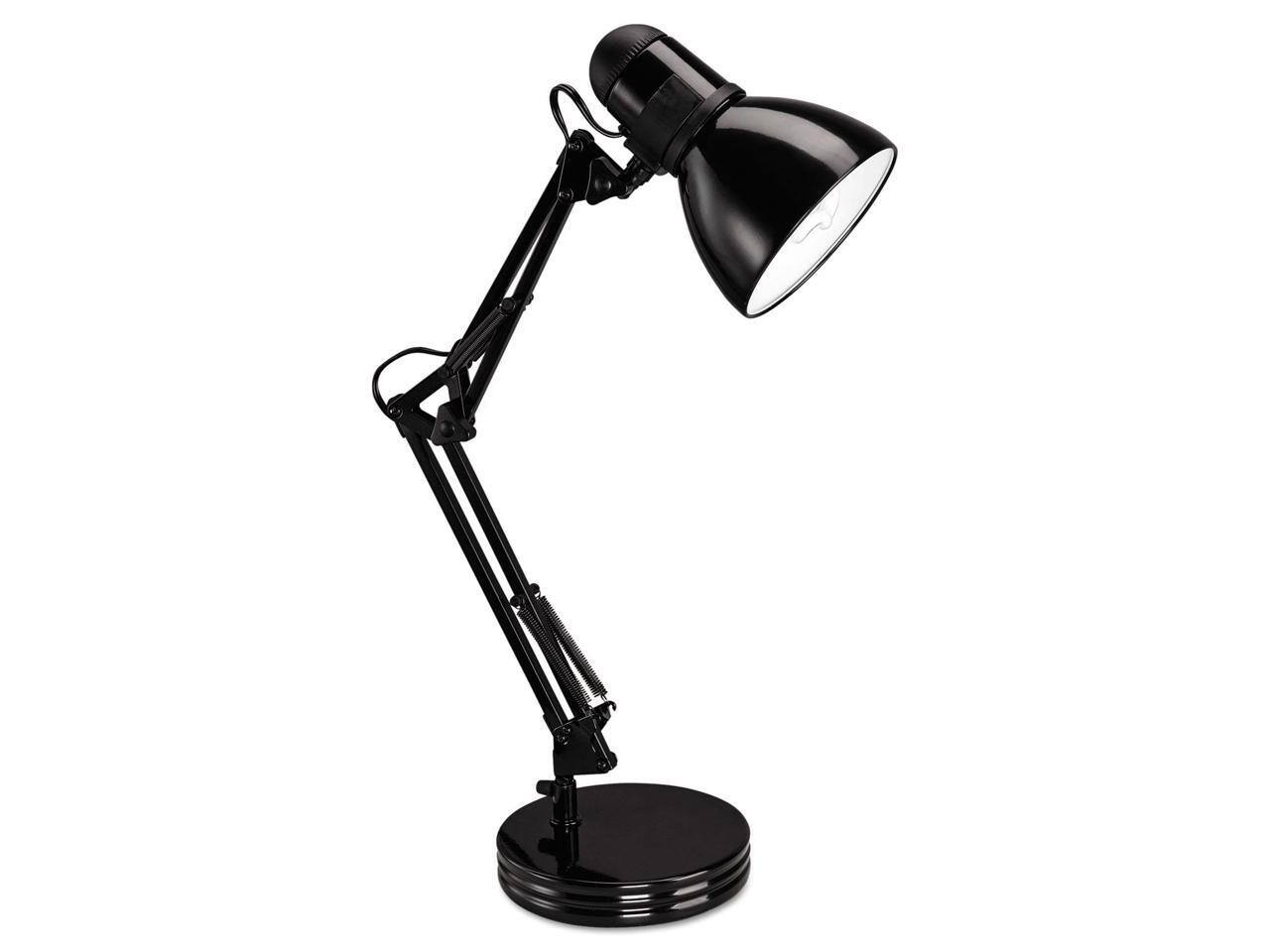 Alt View 2. Alera - Architect Desk Lamp, Adjustable Arm, 22"H, Black.