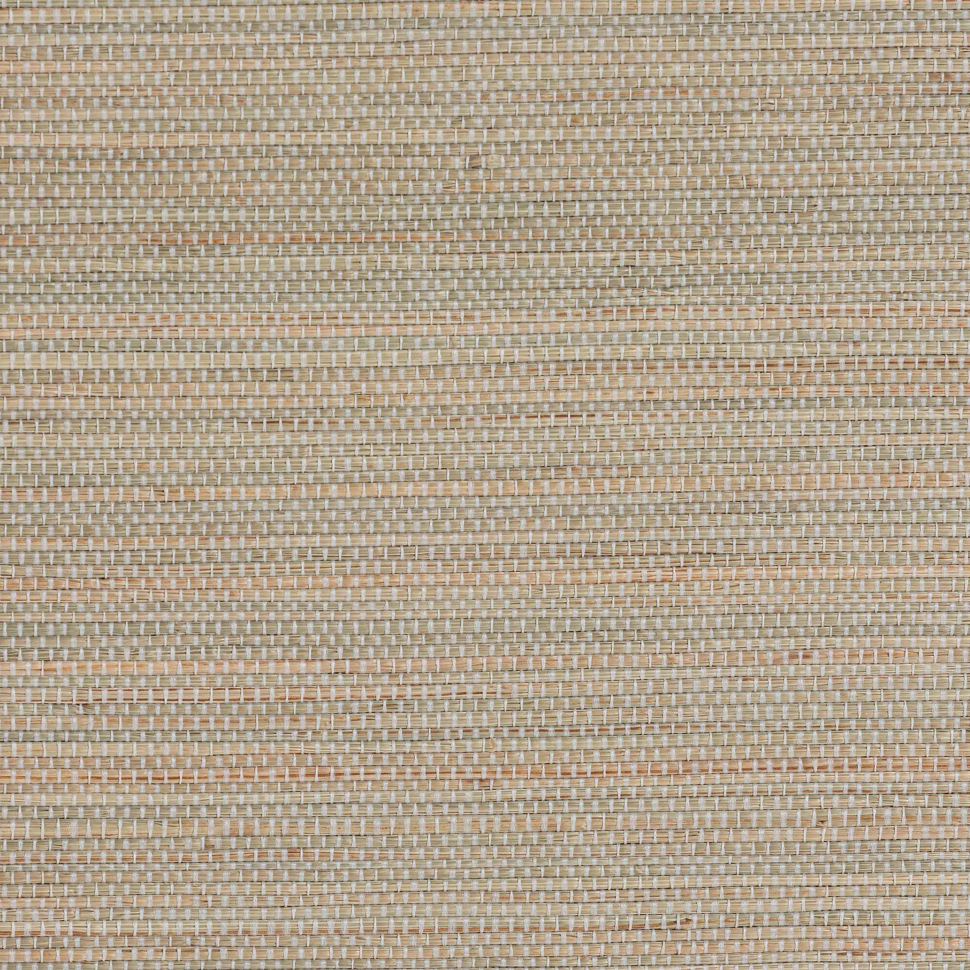 Alt View 4. bali & pari - Nata Bohemian Woven Natural Grasscloth 1-Drawer Nightstand - Natural/Gold.