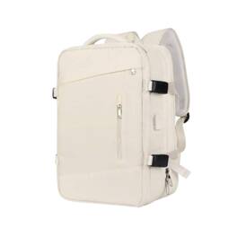 Circus Cirle - Adventure Backpack With Usb Charging Port - White
