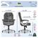 Alt View 11. Serta - Amplify Work or Play Ergonomic High-Back Faux Leather Swivel Executive Chair with Mesh Accents - Duo Gray.
