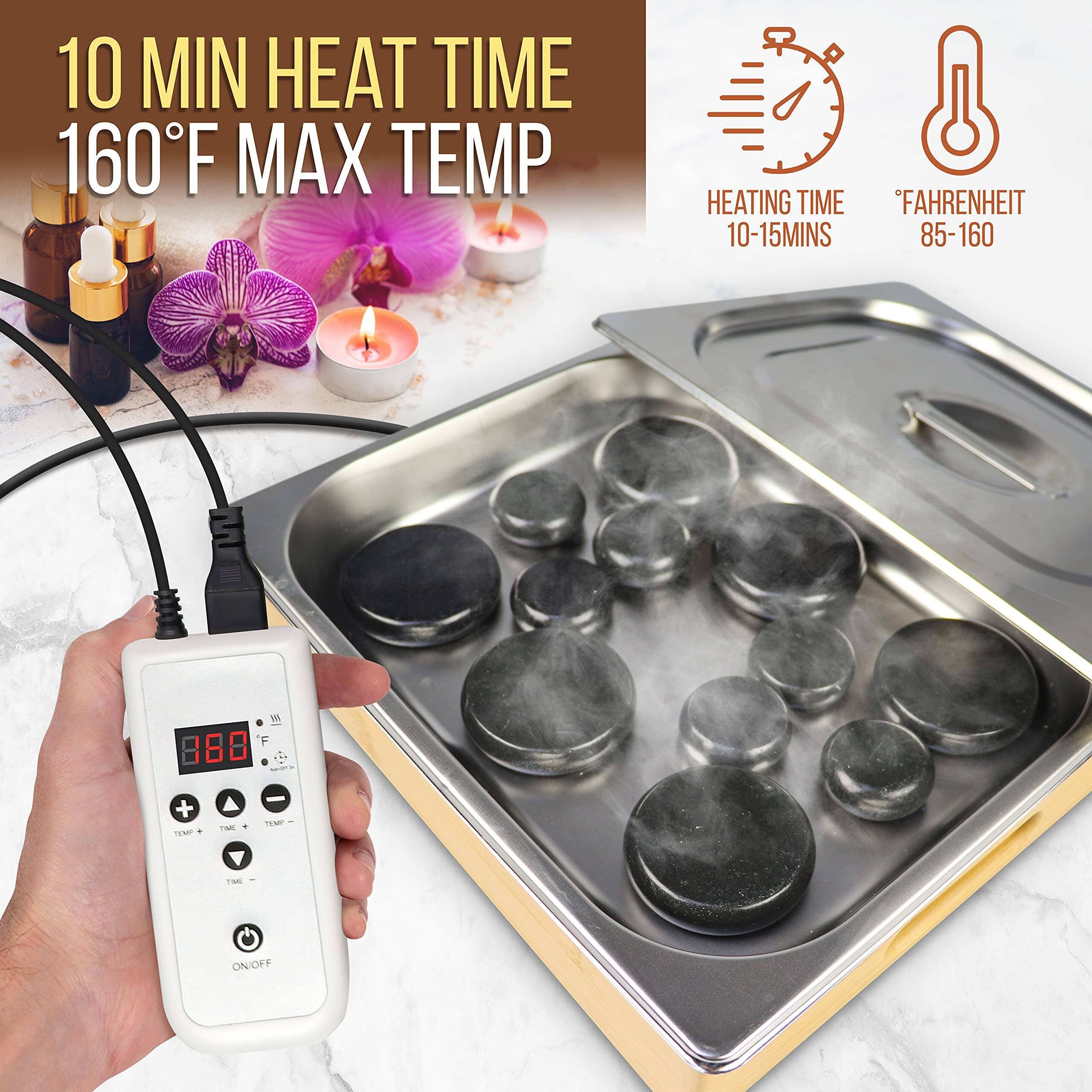 10 MIN HEAT TIME  
160°F MAX TEMP  

HEATING TIME  
10-15 MINS  

FAHRENHEIT  
85-160
