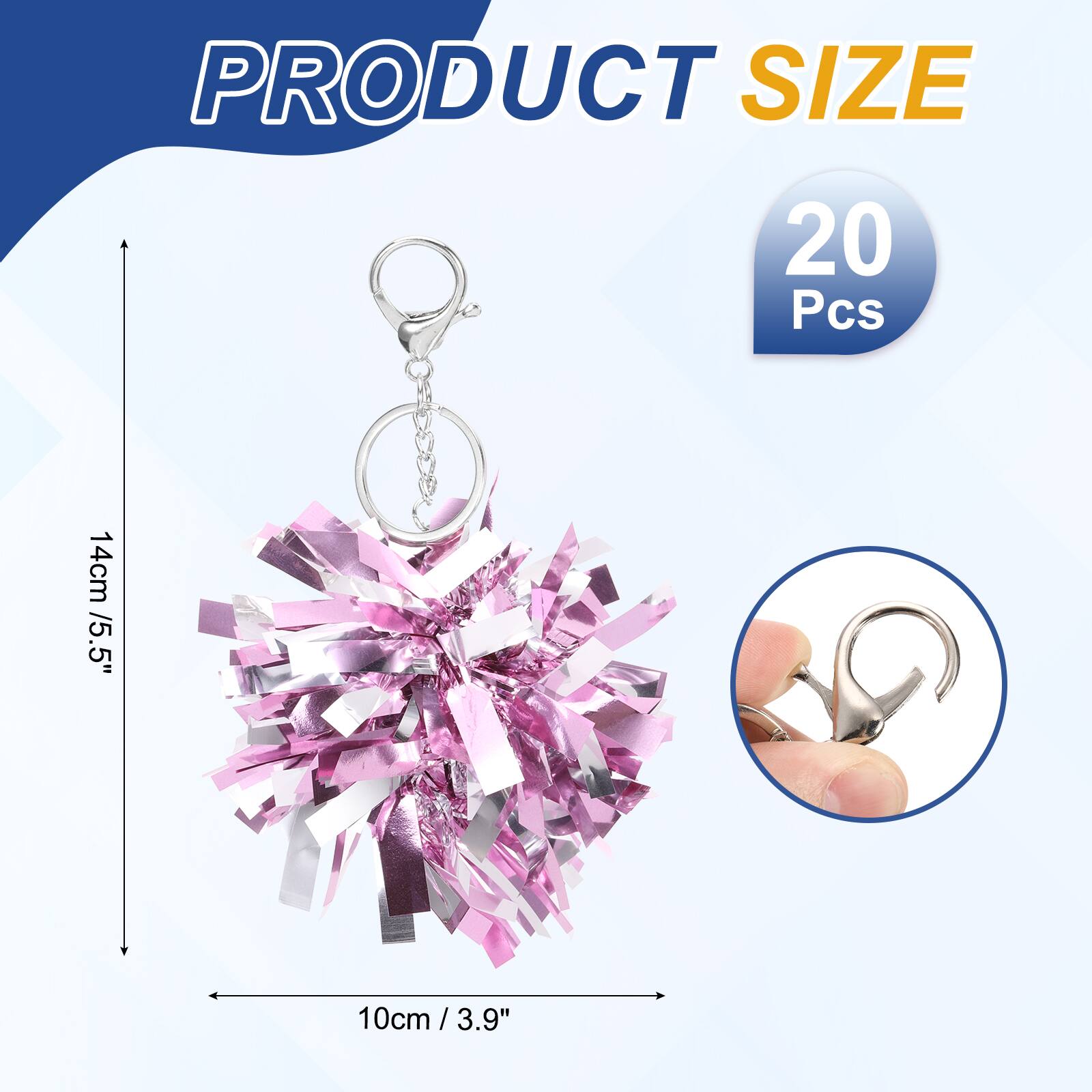 PRODUCT SIZE  
20 Pcs  
14cm / 5.5"  
10cm / 3.9"