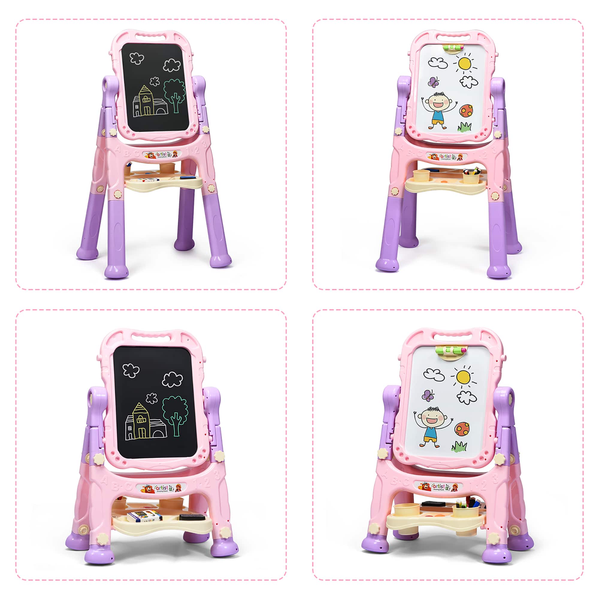 The text on the image reads "The art of teaching a child."