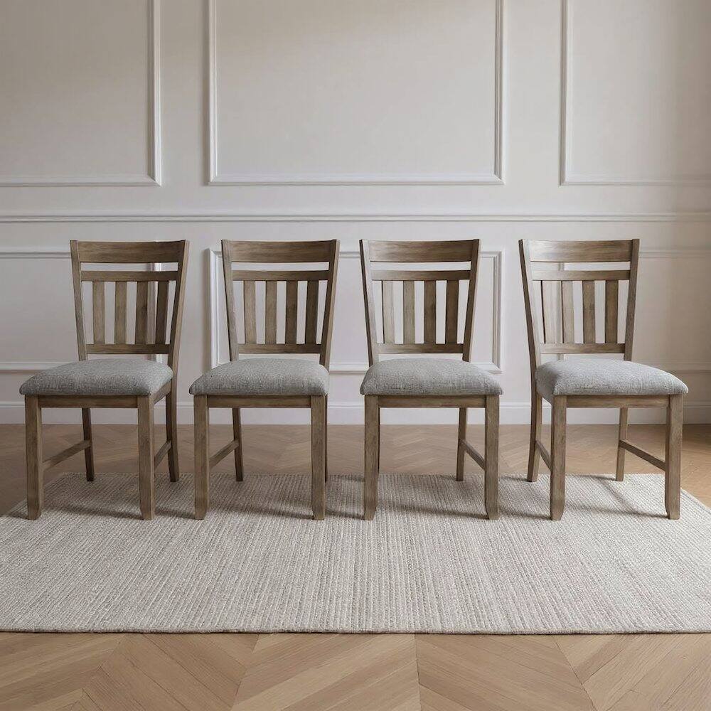 Alt View 2. New Classic Furniture - Harrisburg Wood Dining Chair in Walnut (Set of 4) - Walnut.